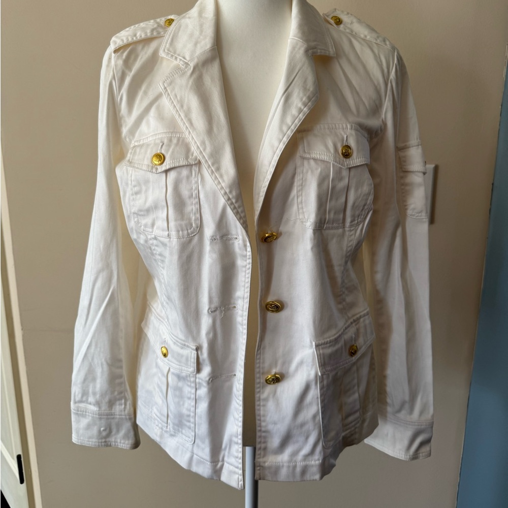 White jacket women’s size 10